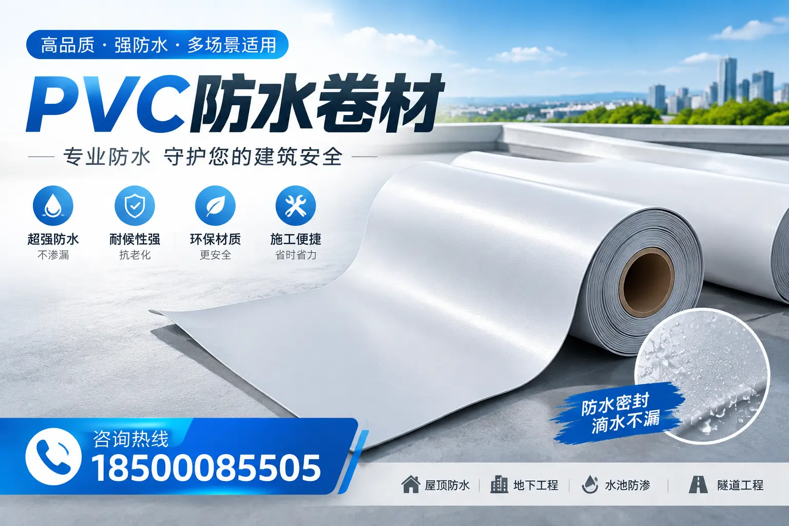 PVC防水卷材的市场竞争分析，阿拉尔品牌选择参考